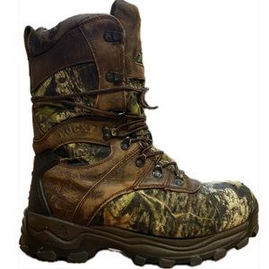 Rocky Sport Utility 10" Moc Camo Waterproof 1000 GM Boots-Size 10W